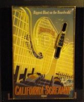 WDI - Disneyland Attraction Poster - California Screamin'