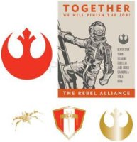 DLR - Sci-Fi Academy - Star Wars - Rebel Alliance Recruitment Pin Set
