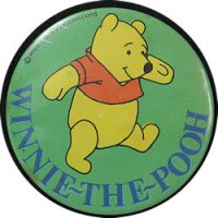 Button - Winnie The Pooh - Walking
