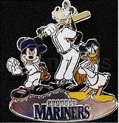Seattle Mariners 2011 -- Mickey, Goofy, & Donald