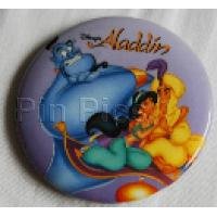 Button - Aladdin, Jasmine and Genie - On The Magic Carpet