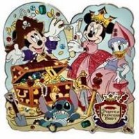 WDW - Pirate & Princess Party 2007 - Mickey, Minnie, Daisy and Stitch - Jumbo