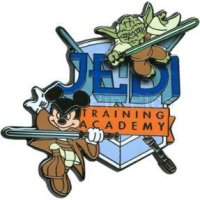 DLR - Jedi Training Academy - Logo with Jedi Mickey and Yoda