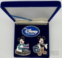 DS - Mickey Mouse, logo - 25th Anniversary Making Magic Since 1987 - LE 500 Boxed Pin Set