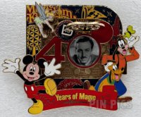 WDW - Walt Disney, Mickey, Goofy, Tinker Bell - 40th Anniversary of WDW - Jumbo