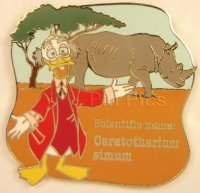 WDW - Disney's Animal Kingdom® Theme Park - Animals Mystery Set - Ludwig Von Drake with White Rhinoceros ONLY (ARTIST PROOF)