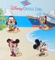 Disney Cruise Line Nerds 4 Pin Set