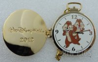 WDW - Chip and Dale - Castle Pocket Watch - D23 - Hinged