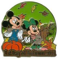 First Day of Autumn 2011 - Mickey Mouse and Minnie Mouse