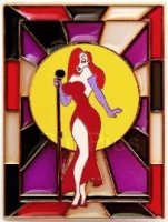 DS - Disney Shopping Jessica Rabbit Stained Glass Pin (3-Pin A/P Mystery Set)