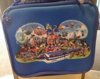 DLR - Accessory - Blue Trading Bag - Disney Characters & Theme Park Attractions