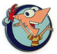 Disney Phineas and Ferb 4 Pin Starter Set - Phineas Only
