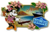 DCL - Hawaii Cruise 2012 Postcard - Minnie Mouse