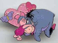 DLR - Eeyore and Piglet - Glitter Hearts