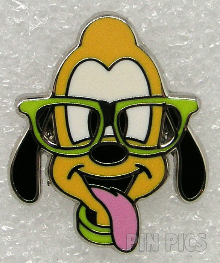 PP90179 - Pluto with Glasses - Nerds Rock - Head Collection - PinPics