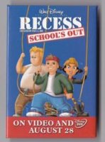 Button: Recess - School's Out