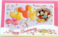 WDI - Happy Anniversary Card & Pin Combo - Mickey & Minnie