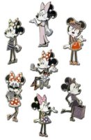 Minnie Mouse - Paris Fashion Glamour 7-Pin Set