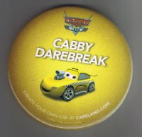 Button - DLR - Cabby Darebreak - Pixar Cars - Create Your Own Car At Carsland.com