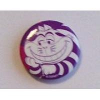 Button - DLR - Cheshire Cat - Alice In Wonderland - Purple and White