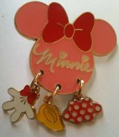 HKDL - Minnie Signature with Dangle