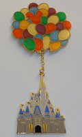WDI - Disneyana - Walt Disney World Castle with balloons