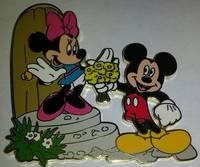 Japan - Mickey and Minnie Mouse - Bouquet of Flowers - JDM