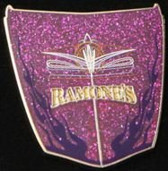 DLR - Ramone’s House of Body Art - Car Hood Pin Set - Purple with Ramone's Logo Only