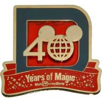 Walt Disney World '40 Years of Magic' Bolo Lanyard Medallion