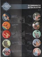 Button Set - D23 - Destination D - 75 Years of Disney Animated Features - Set 2 of 6