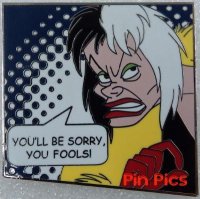 Villains Comic Book Mystery - Cruella de Vil - 101 Dalmatians - Artist Proof