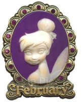 Tinker Bell Birthstone Cameo - February