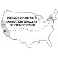 WDW Animation Gallery 2010 - Dreams Come True - Map of USA Pin ONLY