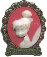 Tinker Bell Birthstone Cameo - January