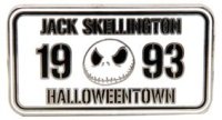 DLR - Nightmare Before Christmas - Jack Skellington License Plate
