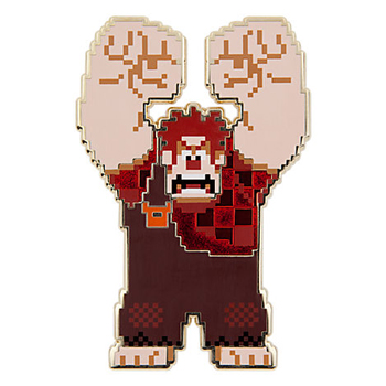 PP93603 - DS -Pixelated Wreck-It Ralph Jumbo Pin - PinPics