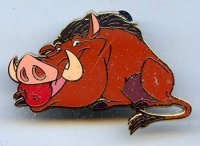 DLP - Cast Lanyard Series 7 - Pumbaa with Apple