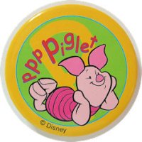 Button - Piglet - PPP - Winnie the Pooh - Large