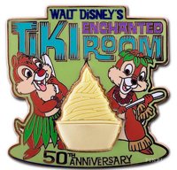 DL - Chip and Dale - Dole Whip - Enchanted Tiki Room - 50th Anniversary