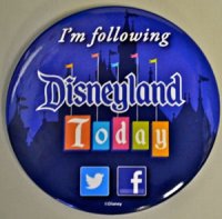 Button - DLR - I'm Following Disneyland Today