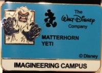 WDI - Imagineering Campus I.D. - Matterhorn Yeti