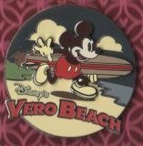 WDW - Mickey with Surfboard - Vero Beach Resort -  Logo