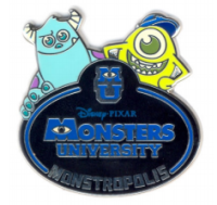 Cast Exclusive- Monsters University Name Tag