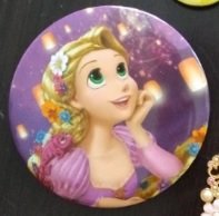 Button - Japan - Rapunzel and Floating Lights - Tangled - JDS