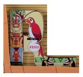DLR - Walt Disney’s Enchanted Tiki Room 50th Anniversary Event - Tiki Room Letters - 'R' Fritz ONLY