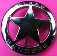 Lone Ranger Texas Ranger star Badge