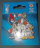 NBA - Los Angeles Clippers with Mickey, Goofy and Donald