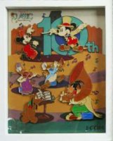 Disney On Classic - Mickey, Minnie, Donald, Daisy, Pluto & Goofy - Dreams Come True - 10th Anniversary - 6 Pin Frame Set