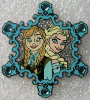 Anna & Elsa Jeweled Snowflake - Frozen
