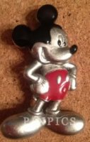 Pewter Mickey Mouse Red Shorts